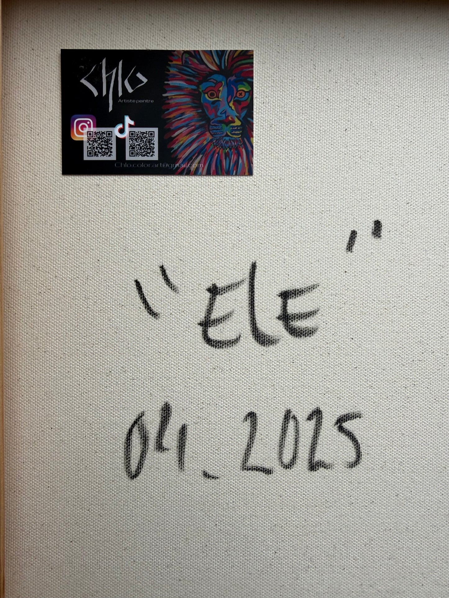 Elé, oeuvre originale